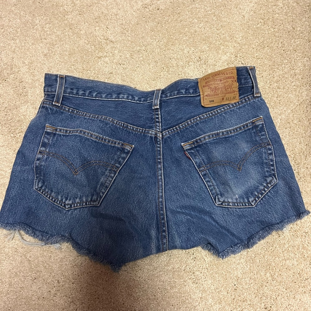 Levi’s 501 High waisted shorts
